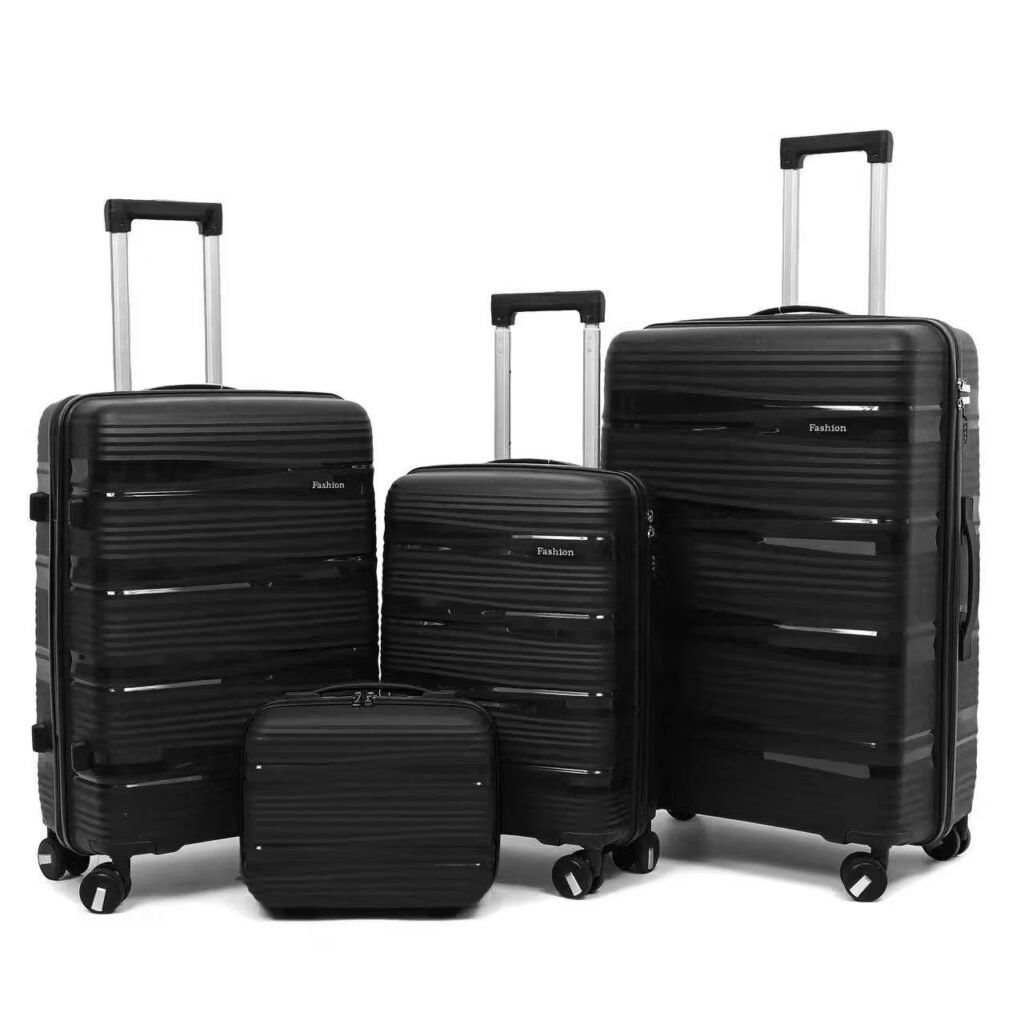 4-Piece Hard-Shell Luggage Set with Spinner Wheels