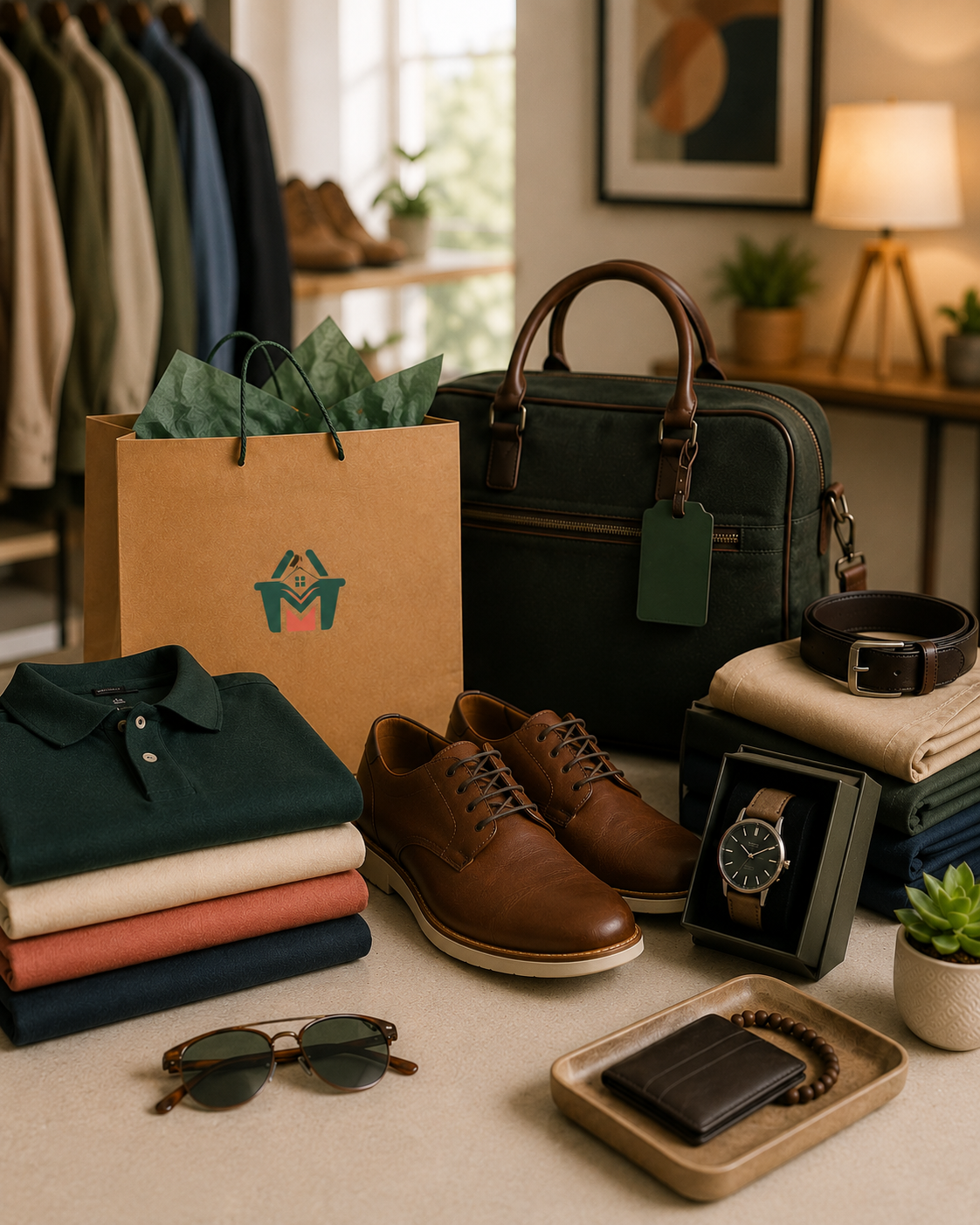 Men’s clothing, shoes and accessories from Mayah Mart